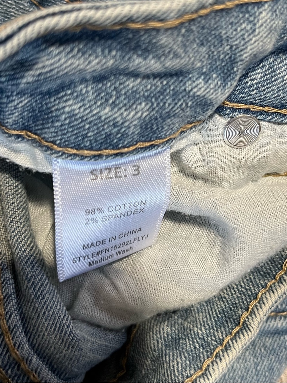 Fashion Nova Light Blue Flare Jeans - Picture 6 of 6